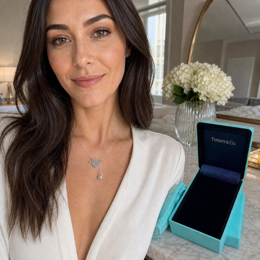TIFFANY&CO Timeless Necklace Style 5 | New with Box - Picture 8 of 9